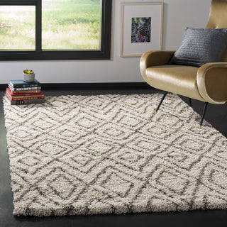 Safavieh Hudson Shag SGH332A Ivory/Grey Area Rug 