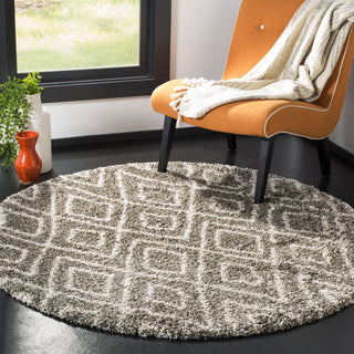 Safavieh Hudson Shag SGH332B Grey/Ivory Area Rug 