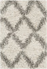 Safavieh Hudson Shag SGH333A Ivory/Grey Area Rug 