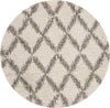 Safavieh Hudson Shag SGH333A Ivory/Grey Area Rug 