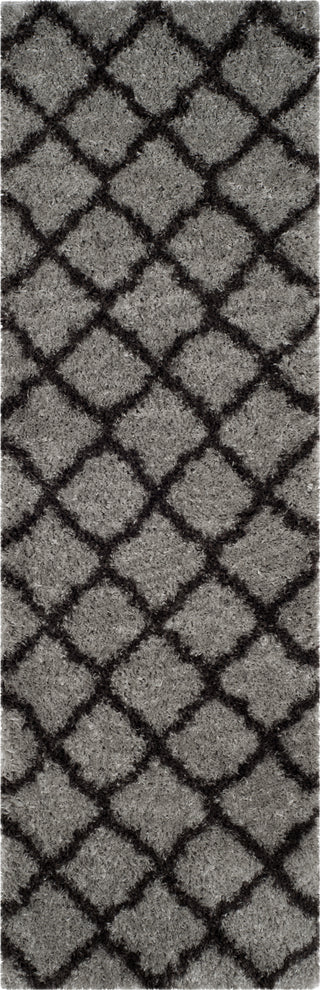 Safavieh Indie Shag SGI322S Grey/Dark Grey Area Rug 