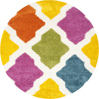 Safavieh Sgk-shag Kids SGK562A Ivory/Multi Area Rug 