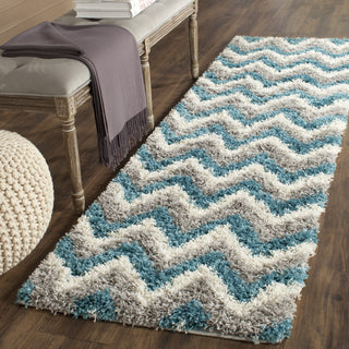 Safavieh Sgk-shag Kids SGK568C Ivory/Blue Area Rug 