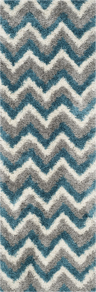 Safavieh Sgk-shag Kids SGK568C Ivory/Blue Area Rug 