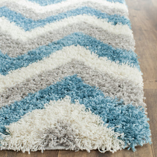 Safavieh Sgk-shag Kids SGK568C Ivory/Blue Area Rug 