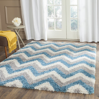 Safavieh Sgk-shag Kids SGK568C Ivory/Blue Area Rug  Feature