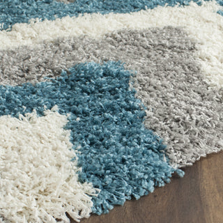 Safavieh Sgk-shag Kids SGK568C Ivory/Blue Area Rug 