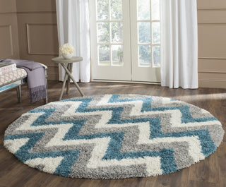 Safavieh Sgk-shag Kids SGK568C Ivory/Blue Area Rug 