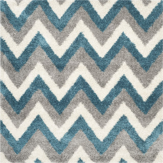 Safavieh Sgk-shag Kids SGK568C Ivory/Blue Area Rug 