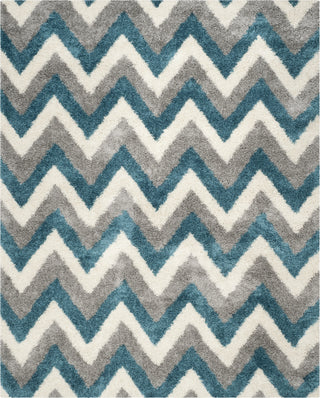 Safavieh Sgk-shag Kids SGK568C Ivory/Blue Area Rug 