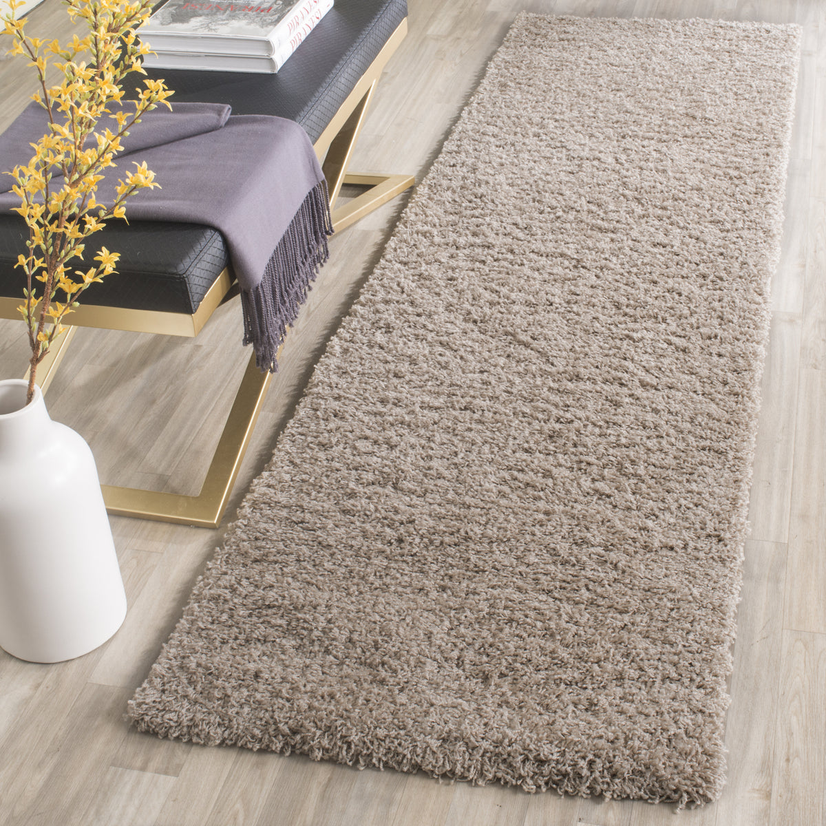 Sand Area Rug Safavieh Laguna Shag SGL303C Sand Area Rug – Incredible Rugs and Decor