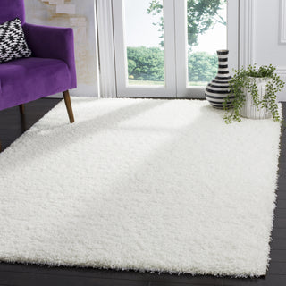 Safavieh Laguna Shag SGL303W White Area Rug  Feature