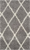Safavieh Montreal Shag SGM831D Grey/Ivory Area Rug 