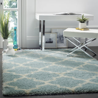 Safavieh Montreal Shag SGM832L Light Blue/Ivory Area Rug  Feature