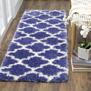 Safavieh Montreal Shag SGM832P Periwinkle/Ivory Area Rug 