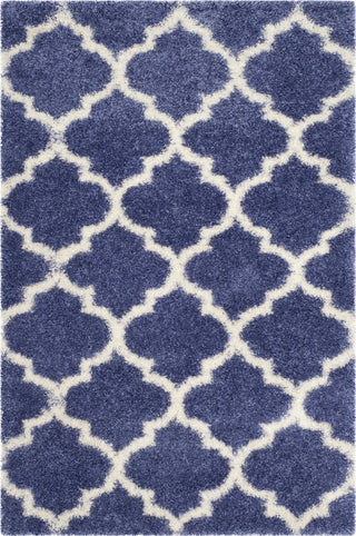 Safavieh Montreal Shag SGM832P Periwinkle/Ivory Area Rug 