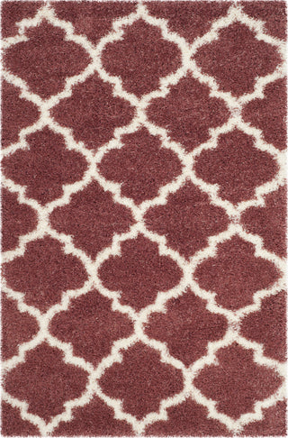 Safavieh Montreal Shag SGM832R Rose/Ivory Area Rug 