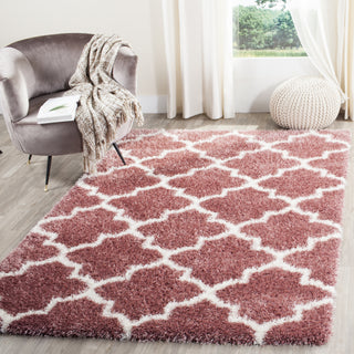 Safavieh Montreal Shag SGM832R Rose/Ivory Area Rug  Feature