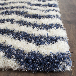 Safavieh Montreal Shag SGM846A Ivory/Blue Area Rug 