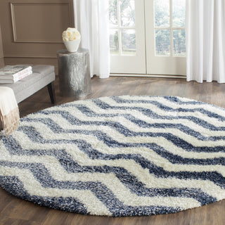 Safavieh Montreal Shag SGM846A Ivory/Blue Area Rug 