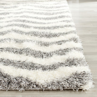 Safavieh Montreal Shag SGM846B Ivory/Grey Area Rug 