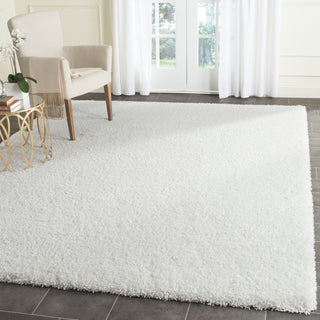 Safavieh Santa Monica Shag SGN725 White Area Rug 