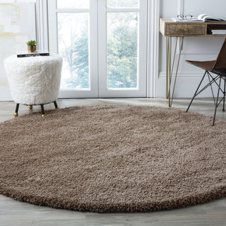 Safavieh Santa Monica Shag SGN725 Taupe Area Rug  Feature