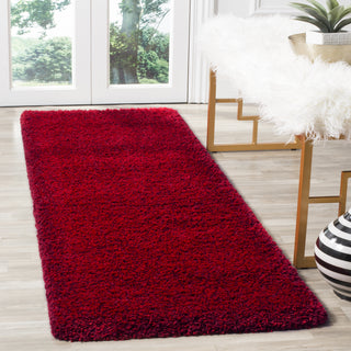 Safavieh Santa Monica Shag SGN725 Red Area Rug  Feature