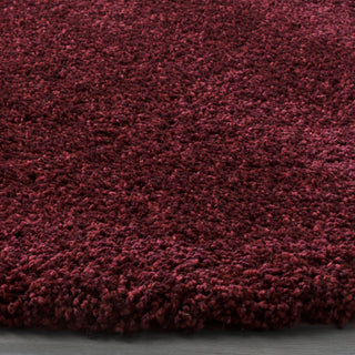 Safavieh Santa Monica Shag SGN725 Maroon Area Rug 