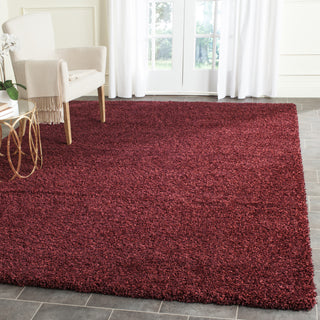 Safavieh Santa Monica Shag SGN725 Maroon Area Rug 