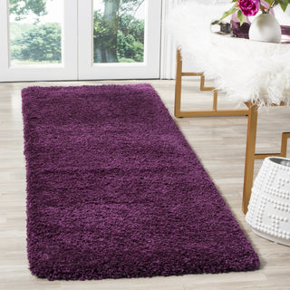 Safavieh Santa Monica Shag SGN725 Purple Area Rug  Feature