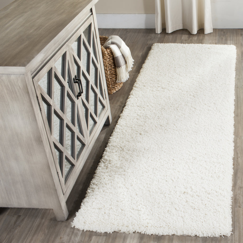 Safavieh Reno Shag SGR419C White Area Rug Incredible Rugs and Decor