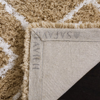 Safavieh Toronto Shag 609 Beige/Ivory Area Rug Backing