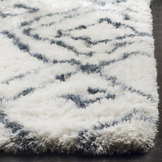 Safavieh Toronto Shag 727 Ivory/Blue Area Rug Detail