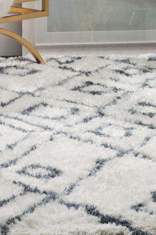 Safavieh Toronto Shag 727 Ivory/Blue Area Rug 