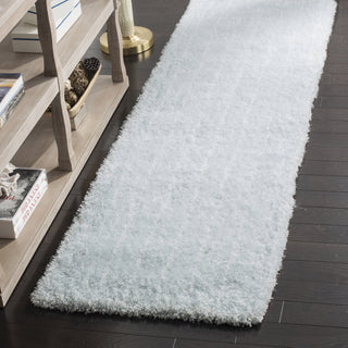 Safavieh Toronto Shag Bhg Ivory/Aqua Area Rug Room Scene