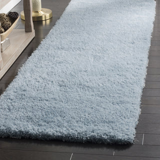 Safavieh Toronto Shag Bhg Light Blue Area Rug Room Scene Feature