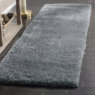 Safavieh Toronto Shag Bhg Dark Grey Area Rug Room Scene Feature