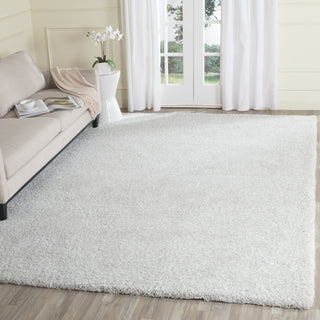 Safavieh Sgu-Ultimate Shag Ultimate 211 Silver/Ivory Area Rug Room Scene Feature