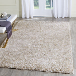 Safavieh Sgu-Ultimate Shag Ultimate 211 Sand/Ivory Area Rug Room Scene