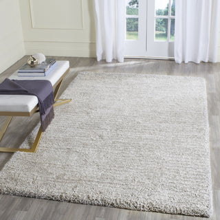 Safavieh Sgu-Ultimate Shag Ultimate 211 Silver/Silver Area Rug Room Scene Feature