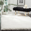 Safavieh Luxe Shag 160 Ivory Area Rug Room Scene