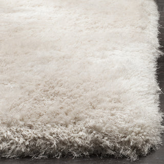 Safavieh Luxe Shag 160 Bone Area Rug Detail