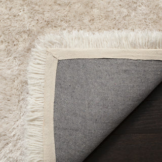 Safavieh Luxe Shag 160 Bone Area Rug Backing