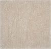 Safavieh Luxe Shag 160 Bone Area Rug Square