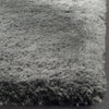 Safavieh Luxe Shag 160 Grey Area Rug Detail