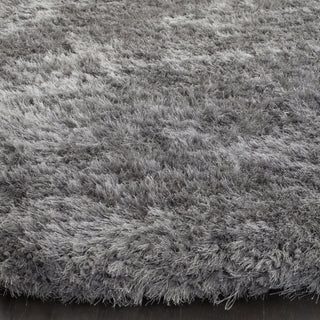 Safavieh Luxe Shag 160 Grey Area Rug Detail