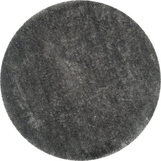 Safavieh Luxe Shag 160 Grey Area Rug Round