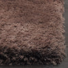 Safavieh Luxe Shag 160 Brown Area Rug Detail
