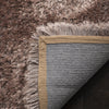 Safavieh Luxe Shag 160 Brown Area Rug Backing